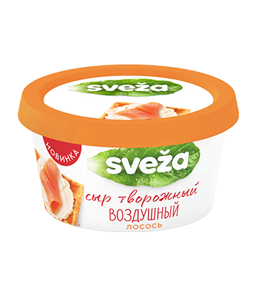 Сыр творожный «Воздушный» со вкусом «Лосось»
