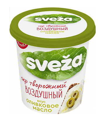 Сыр творожный «Воздушный» со вкусом «Оливковое масло»